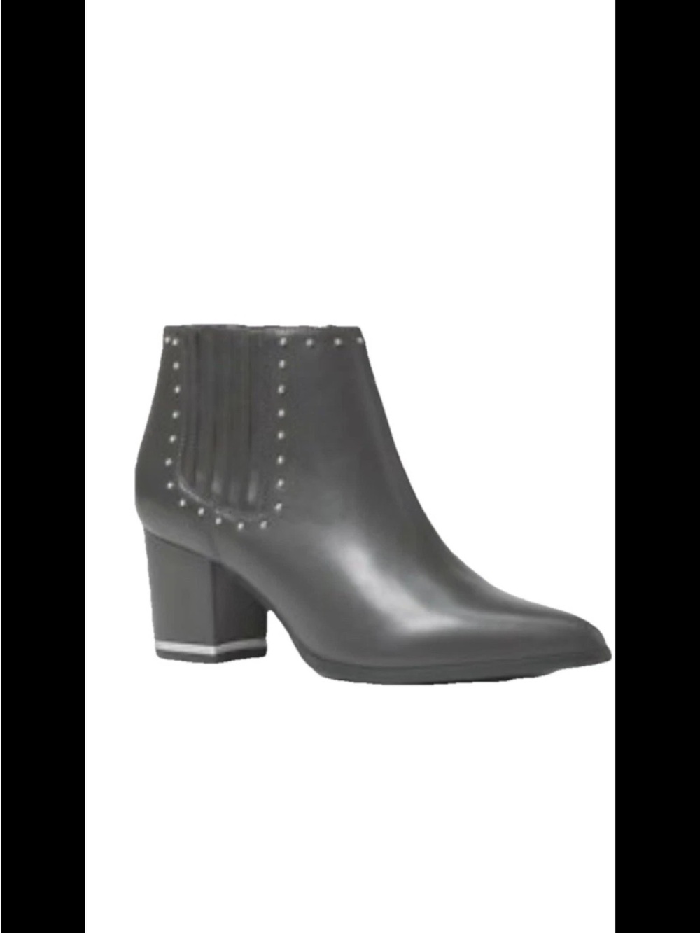 MICHAEL Michael Kors Gemma Leather Ankle Boot BLACK SIZE 7